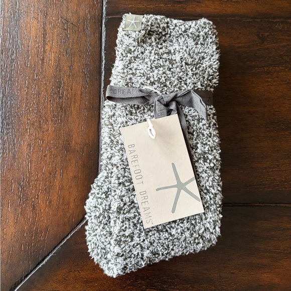 Barefoot Dreams Accessories - Barefoot Dreams CozyChic Heathered Socks~ Olive Green